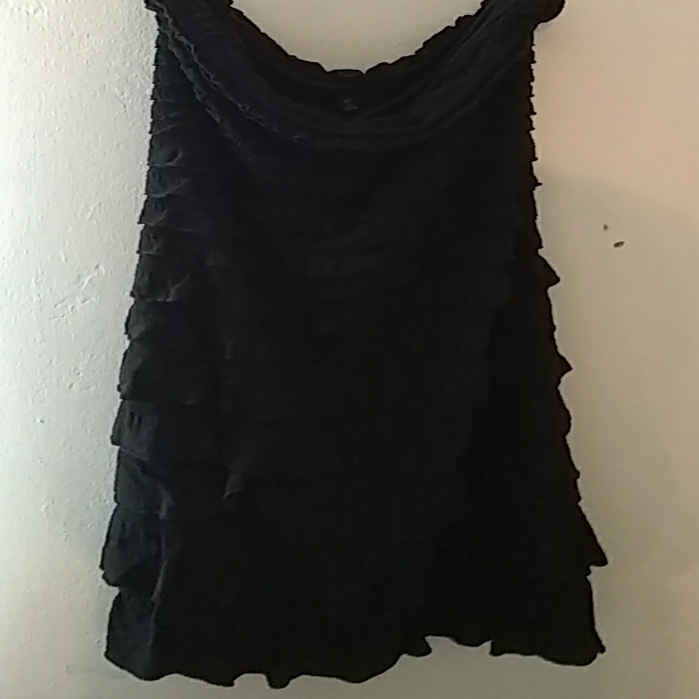 Tiered Strapless ruffle dress